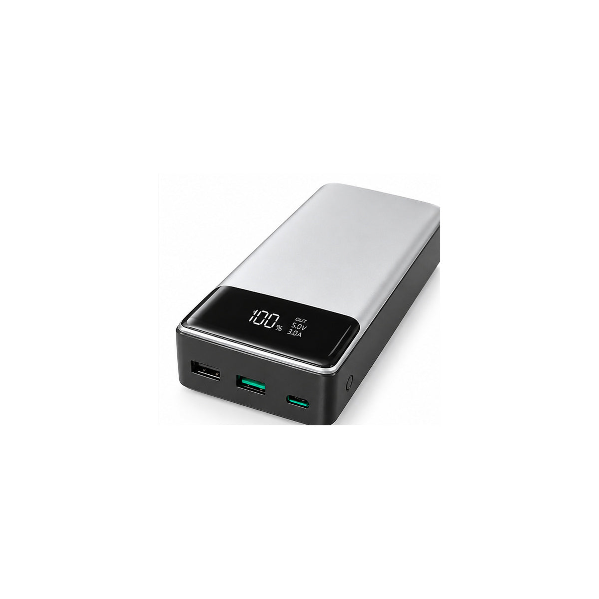 Power Bank RAMITECH 30.000 mAh 22.5W con Pantalla Digital y Cables Integrados