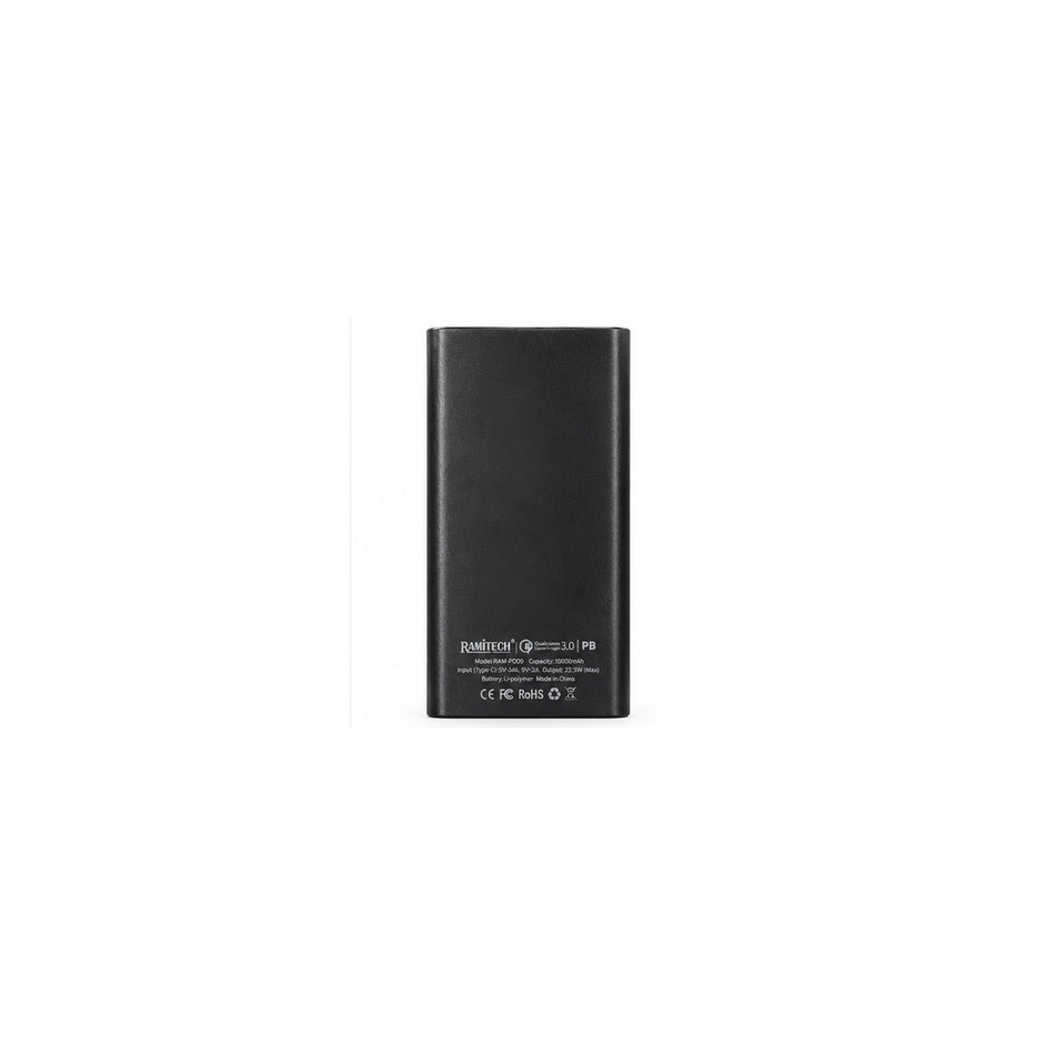 Power Bank RAMITECH RAM-PD05 10.000 mAh con Carga Rápida 22,5W y Pantalla Digital