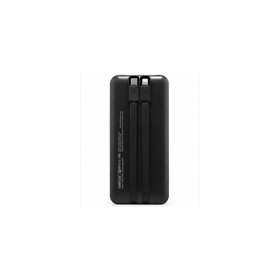 Power Bank RAMITECH RAM-202X 20.000 mAh | Carga rápida 22.5W