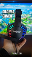 Auriculares Gamer USB Ramitech RAM-A66 con Micrófono RGB