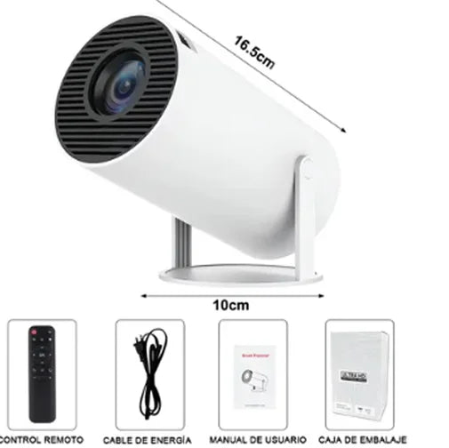 Proyector Smart Para Cine En Casa 1080 HD Android 11 4K