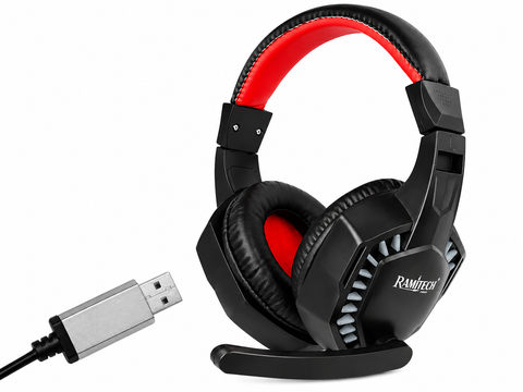 Auriculares Gamer USB Ramitech RAM-A66 con Micrófono RGB