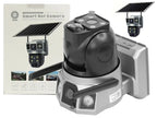 Cámara Solar Ip66 Doble Lente Paz 355 Grados / 90 Vigilancia Wifi
