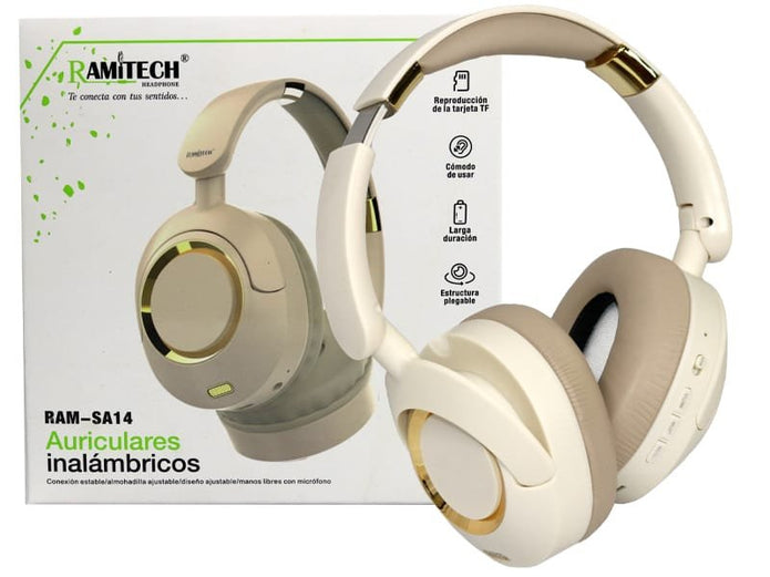 Audifonos Bluetooth Balaca Diadema Micro Sd 15 Horas Ramitech