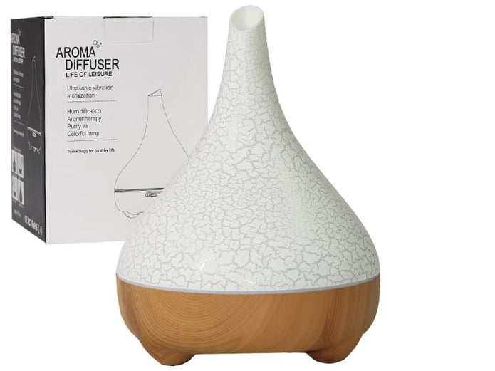 Humidificador Difusor Aromas Sin Filtro Diseño Jarron Con Iluminacion Grande