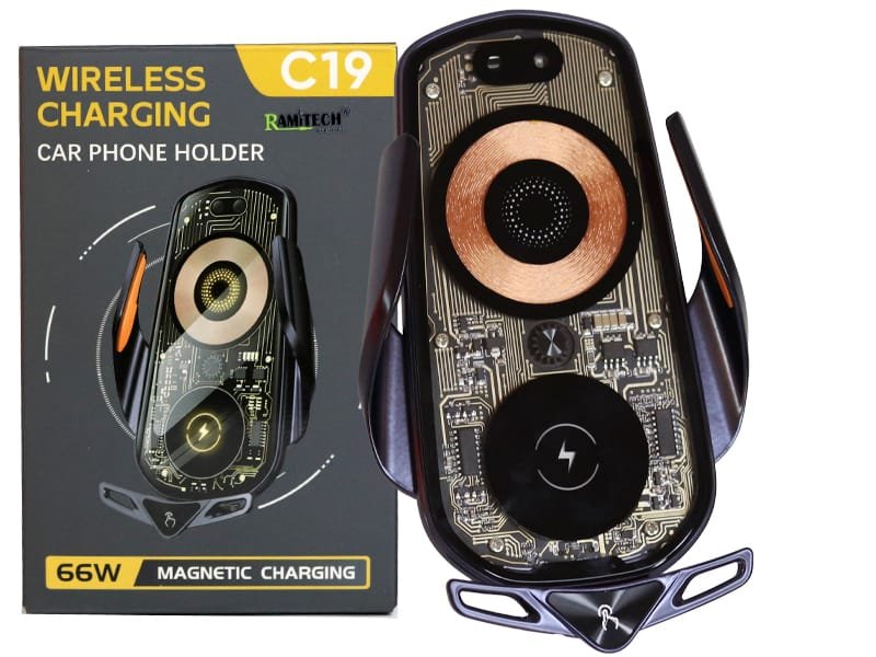 Soporte Celular Carga Inalambrica Magnetica Holder Rejilla  Carros