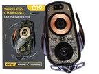 Soporte Celular Carga Inalambrica Magnetica Holder Rejilla  Carros