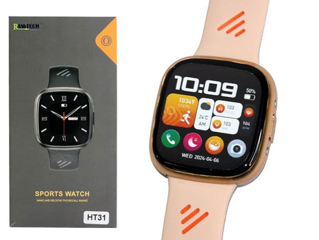Reloj Smart Watch Inteligente Para Mujer Cuadrado Ramitech