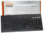 Teclado Inalambrico Bluetooth Y Usb 2.4G Recargable Tipo C