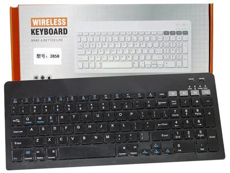 Teclado Inalambrico Bluetooth Y Usb 2.4G Recargable Tipo C