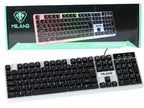 Teclado Para Juegos Con Cable Usb Retroiluminado Rgb Milang