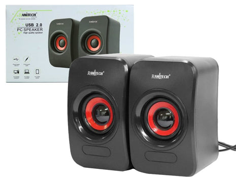 Parlantes Pc Y Portatil  Usb 3.5 Mm Ramitech