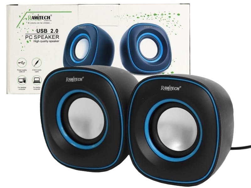 Parlantes Pc Y Portatil  Usb 3.5 Mm Ramitech