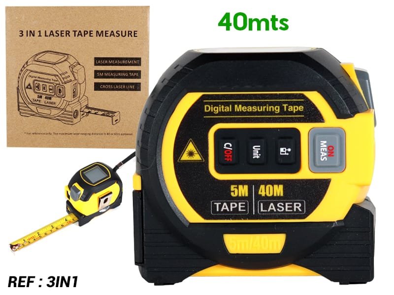 Cinta métrica laser de 40 metros