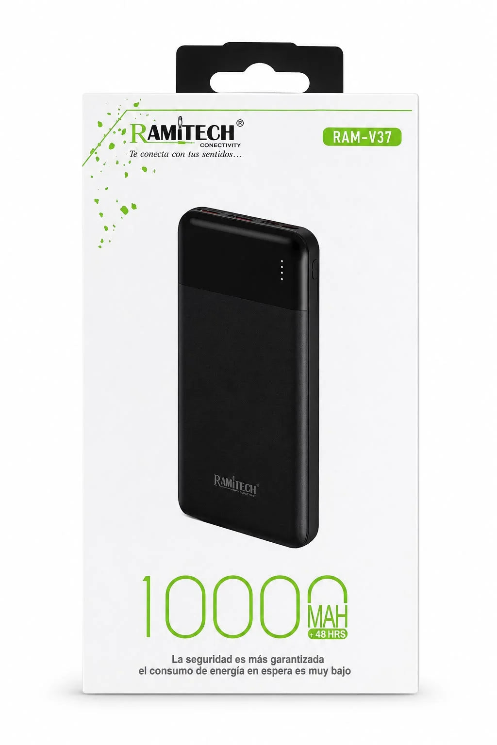 Power Bank Ramitech RAM-V37 10.000 mAh| Bateria Externa Portatil