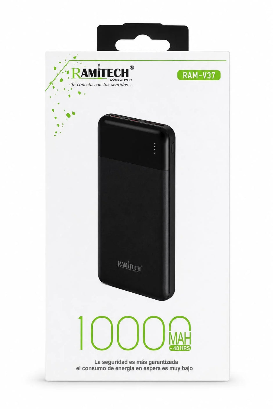 Power Bank Ramitech RAM-V37 10.000 mAh| Bateria Externa Portatil