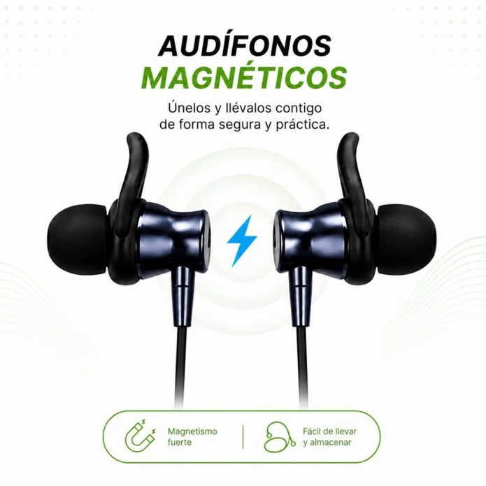 Audífonos Bluetooth de Cuello Ramitech RAM-ST2418 – 32 Horas, Vibración