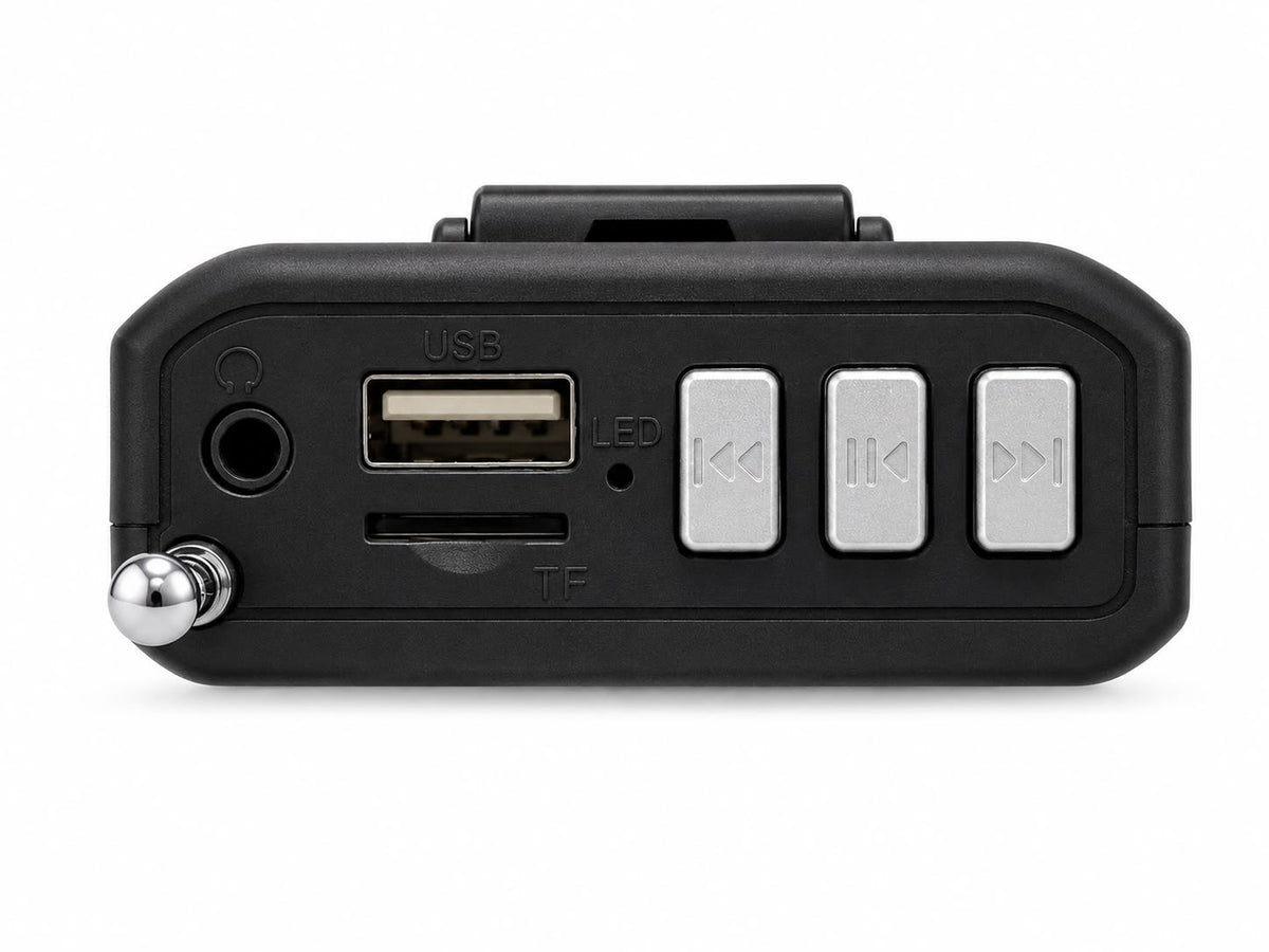 Radio Portátil AM/FM Recargable con USB, TF y Salida para Audífonos