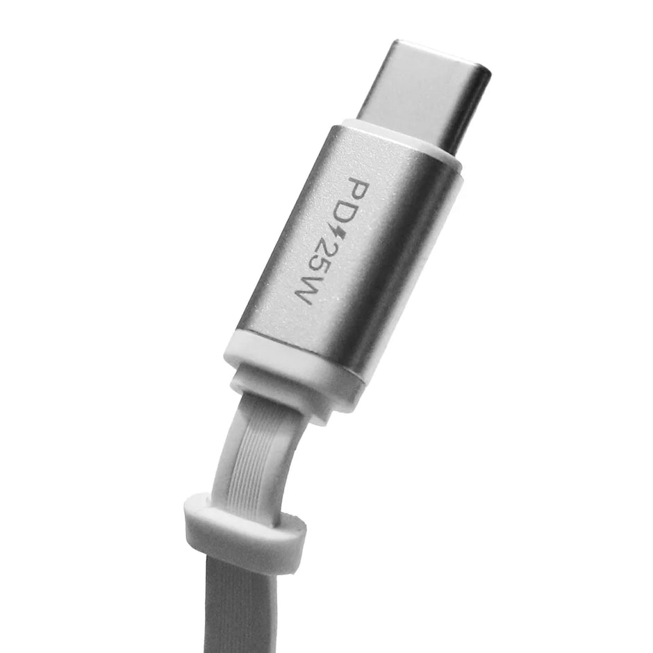 Cargador Rapido Usb De 68W Con Cable Retractil Tipo C Pd x 25W Usb-A 18W Ramitech
