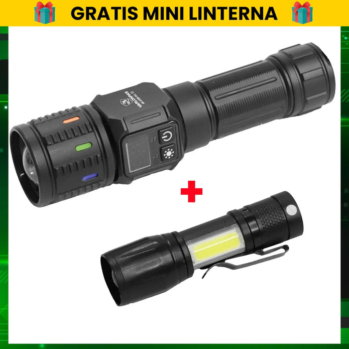 Linterna LED Recargable de Alta Potencia  MX-2306-WLL – 600 Metros