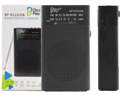 Radio mp3, entrada usb y TF, 3 bandas.