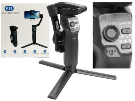 F11  Estabilizador Gimbal Para Celular 3 Ejes Plegable