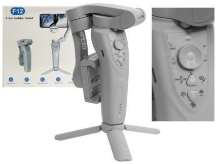 F12  Estabilizador Gimbal Para Celular 3 Ejes Plegable