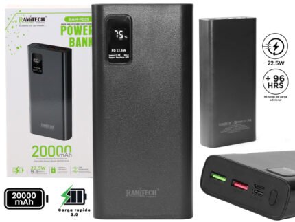 Powerbank 20000 Mah Ramitech