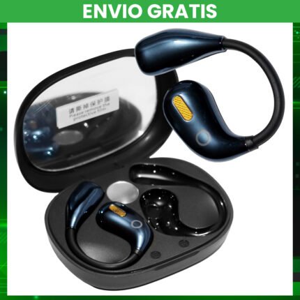 audifonos inalambricos bluetooth con conducion osea gancho para orejas 8 10 horas ramitech