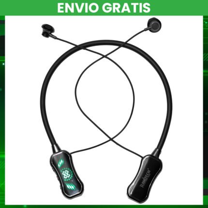 audifonostopo bluetooth cuello nuca larga duracion 50 horas magnetico tf card ramitech